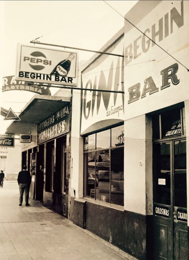 Fachada de Beghin Bar, de Fernando y Fernanda